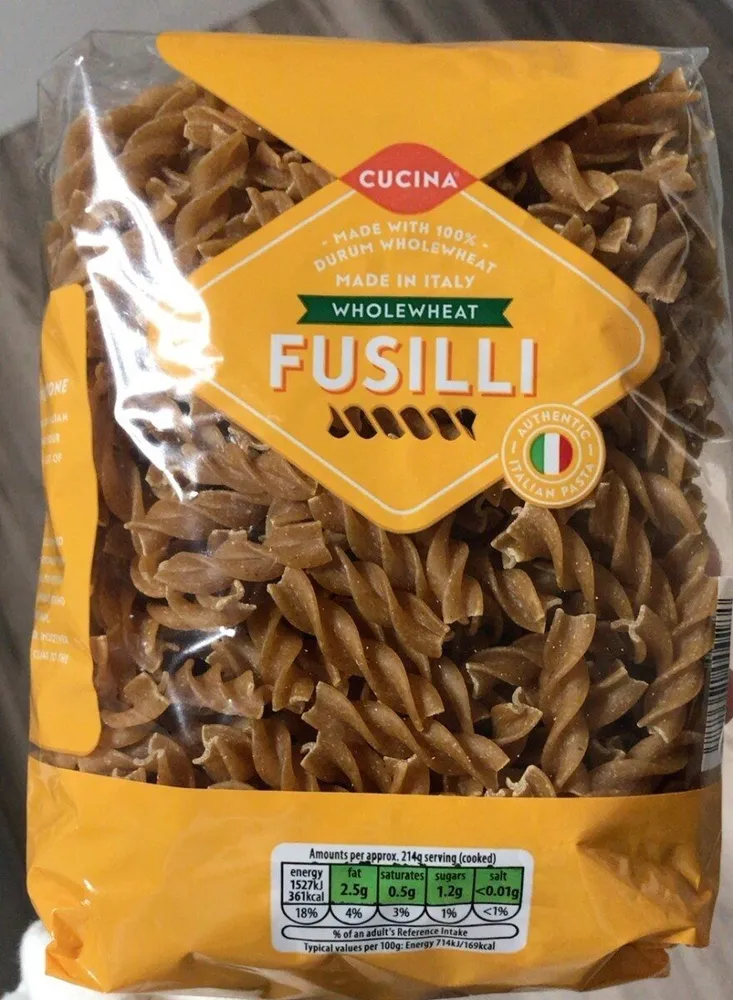 Wholewheat fusili