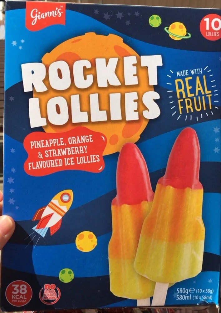 Rocket lollies