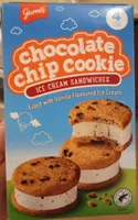 Chocolate Chip Cookie Ice Cream Sandwiches