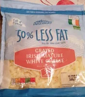 Grated Irish Mature white cheese