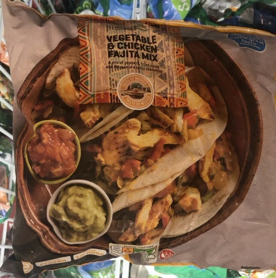 Vegetable and Chicken Fajita Mix