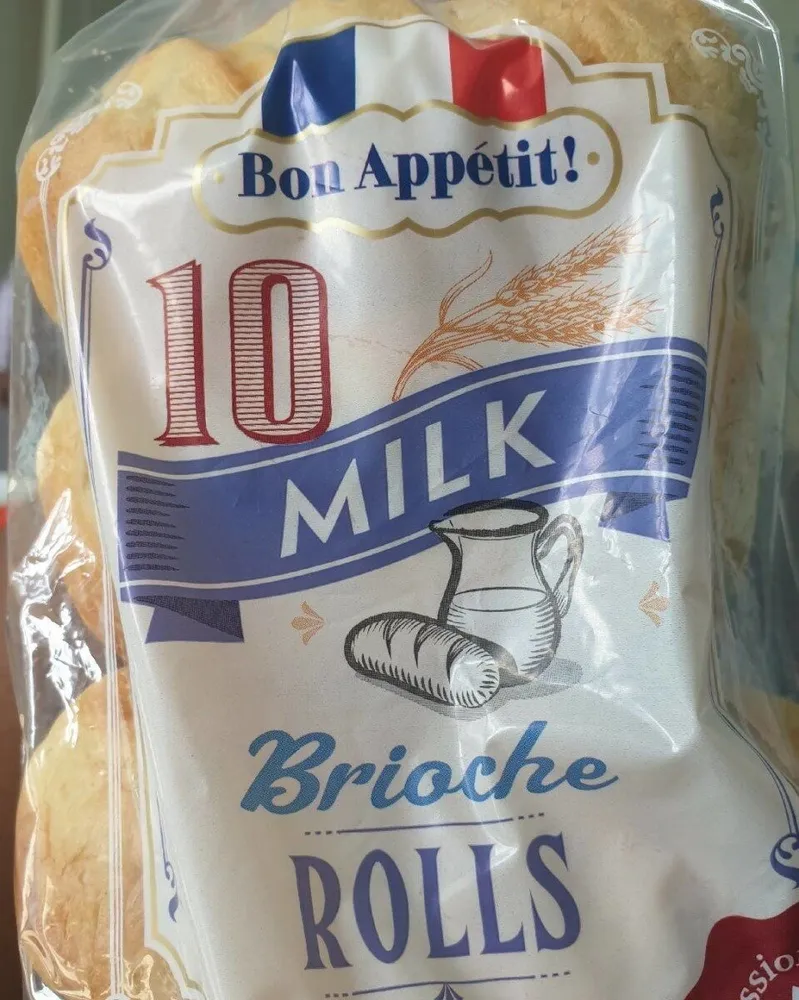 Milk brioche rolls