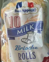 Milk brioche rolls