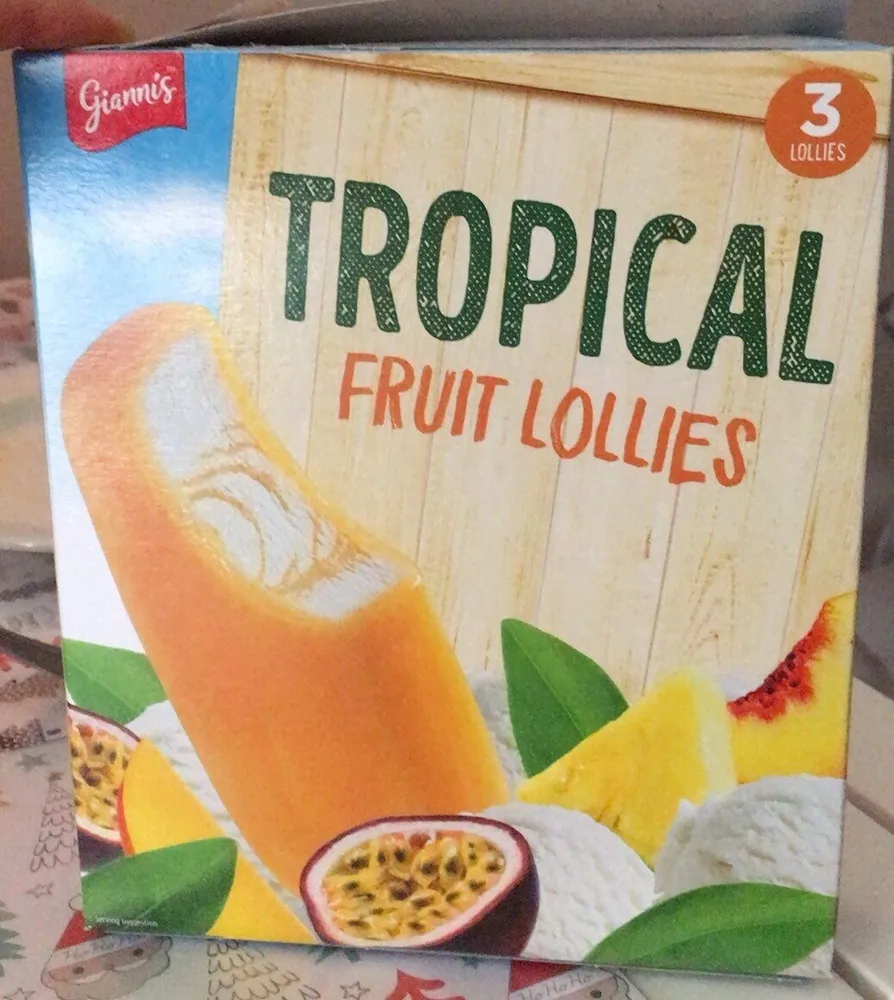 Tropical Fruit Lollies