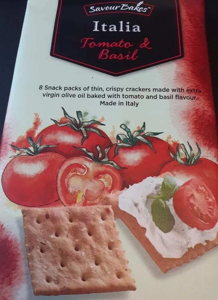 Mini crackers tomate basil