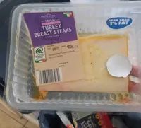 Turkey breast steaks