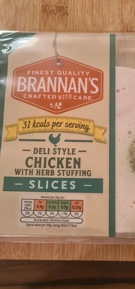 Chicken with herb stuffing