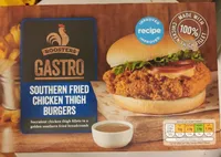 Southern fried chicken tight burgers