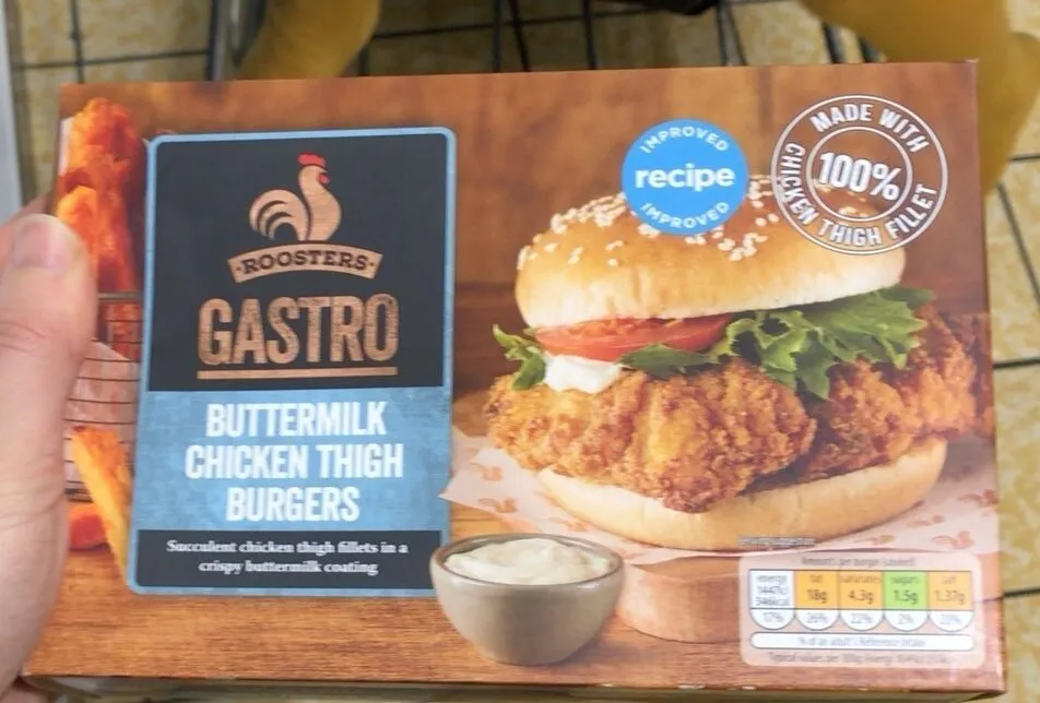 Chicken thigh burger
