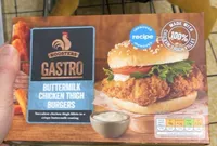 Chicken thigh burger