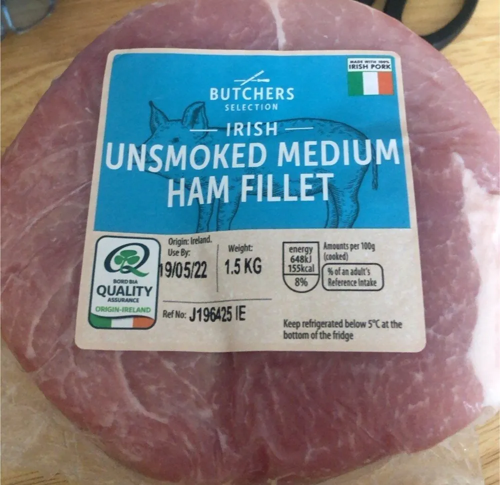 Unsmoked ham fillet