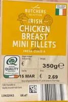 Irish chiken beast mini fillets