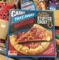 doule pepperoni amd chorizo stuffed crust