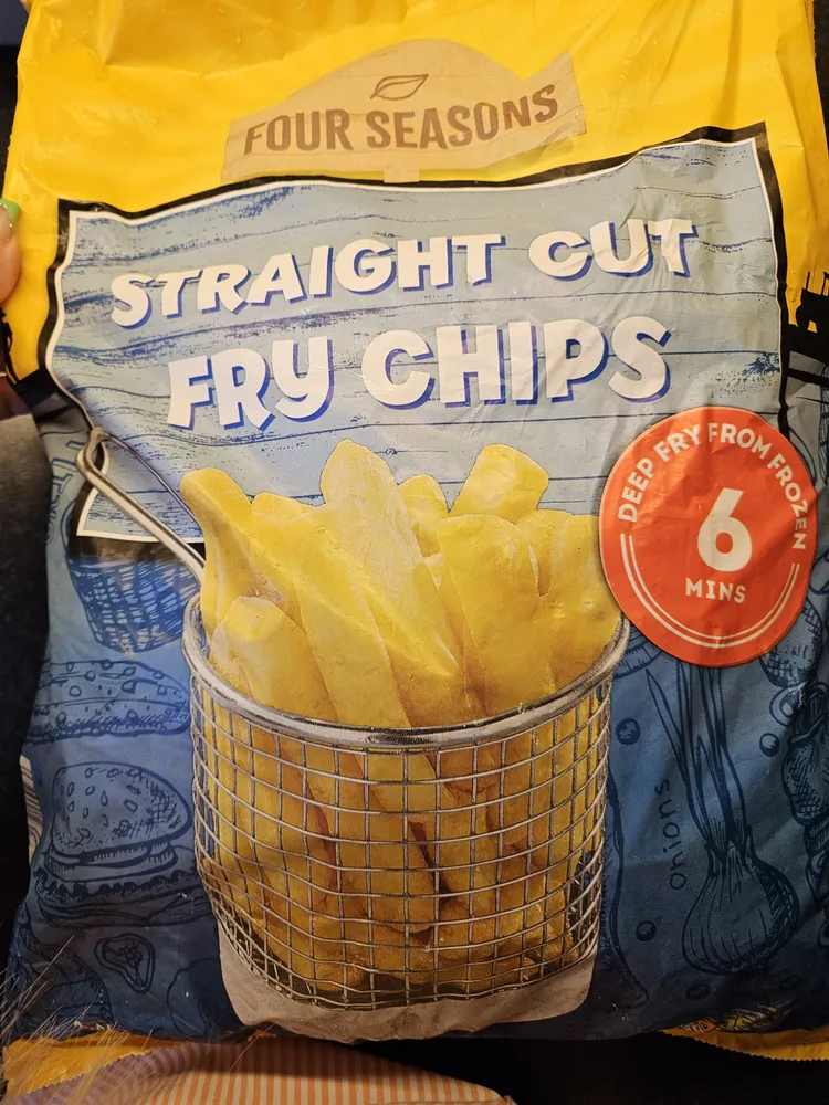 straight cut fry chips