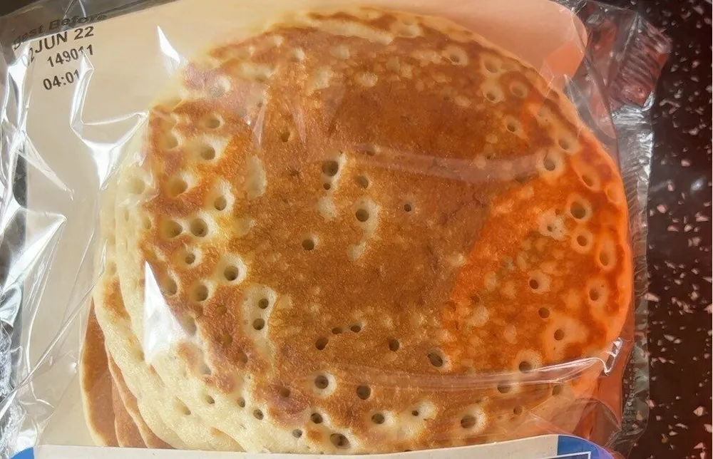 6 large crumpets