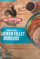 Breaded Chicken Fillet Burgers