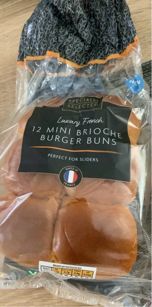 12 mini brioche burger bruns