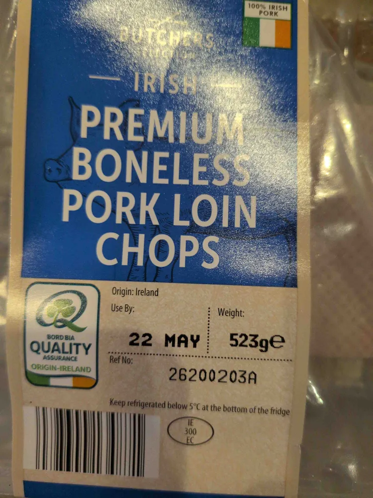 Pork loin chops