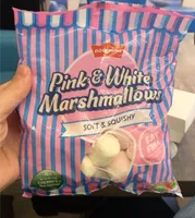 Pink and white marshmallows