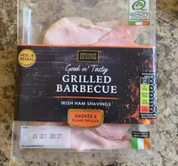 Grilled Barbecue Irish Ham Shavings