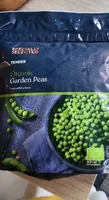 Organic garden peas