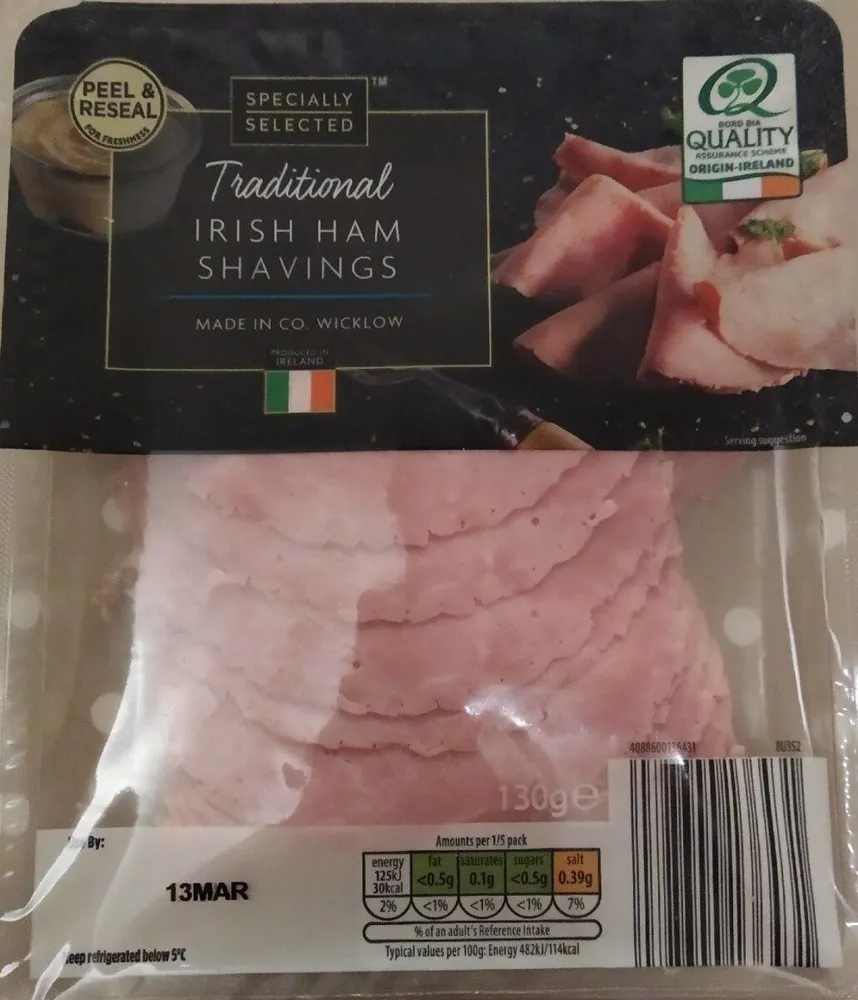 Irish Carved Ham Shavings
