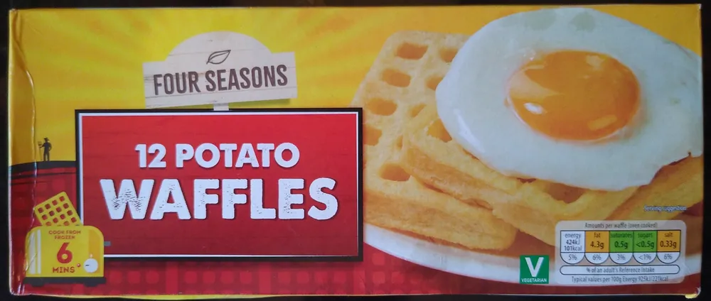12 Potato Waffles