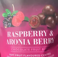 Raspberry & Aronia berry chocolate fruit bites