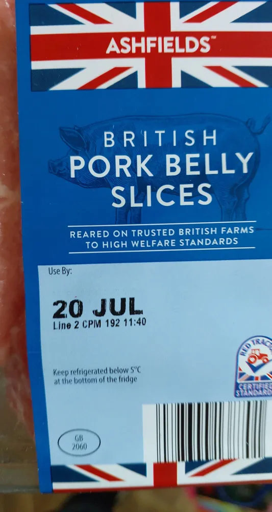 Pork Belly Slices