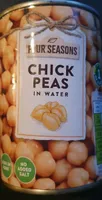 Chickpeas in water