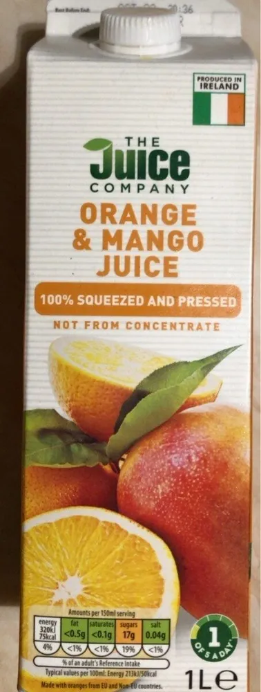 The Juice Company Orange & Mango Juice