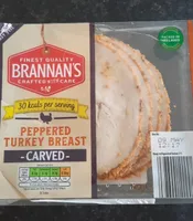 Peppered turkey breast