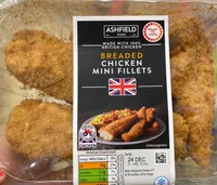 Breaded chicken mini fillets