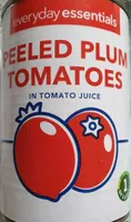 Peeled plum tomatoes