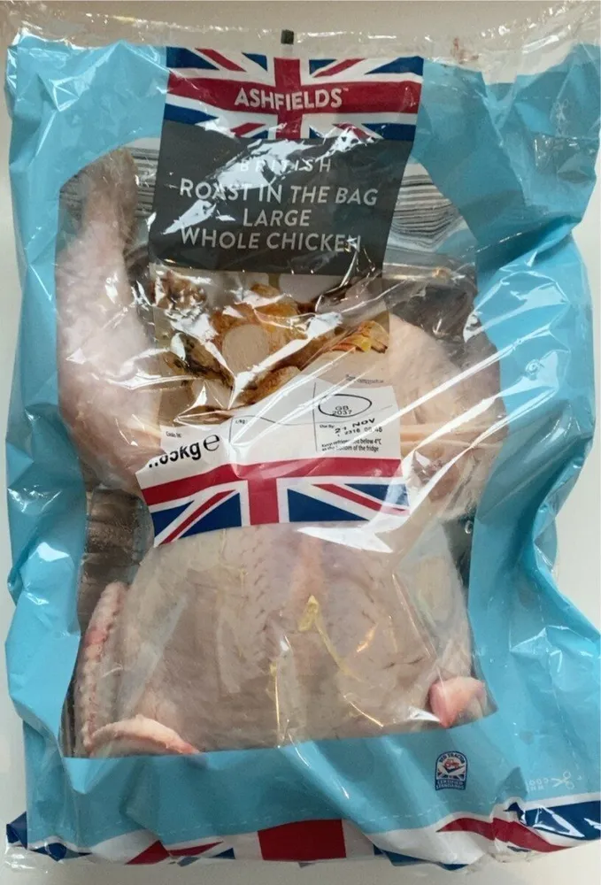 Ashfields roast in the bag large whole chicken