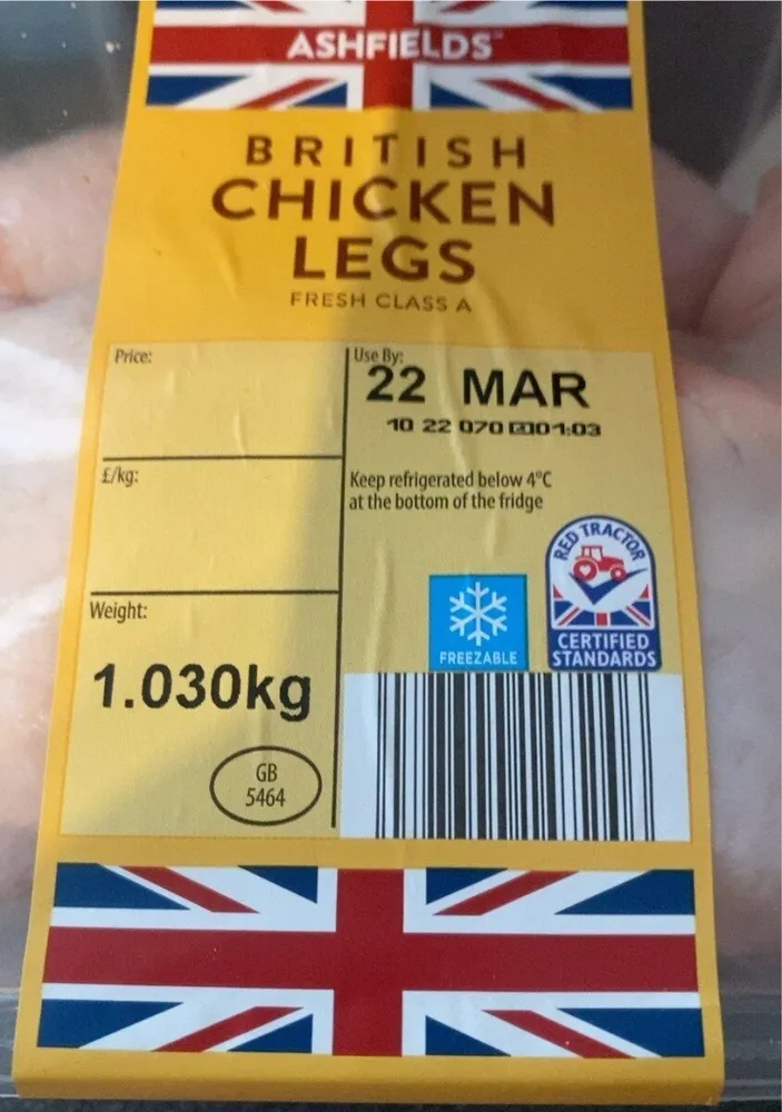 British chicken legs
