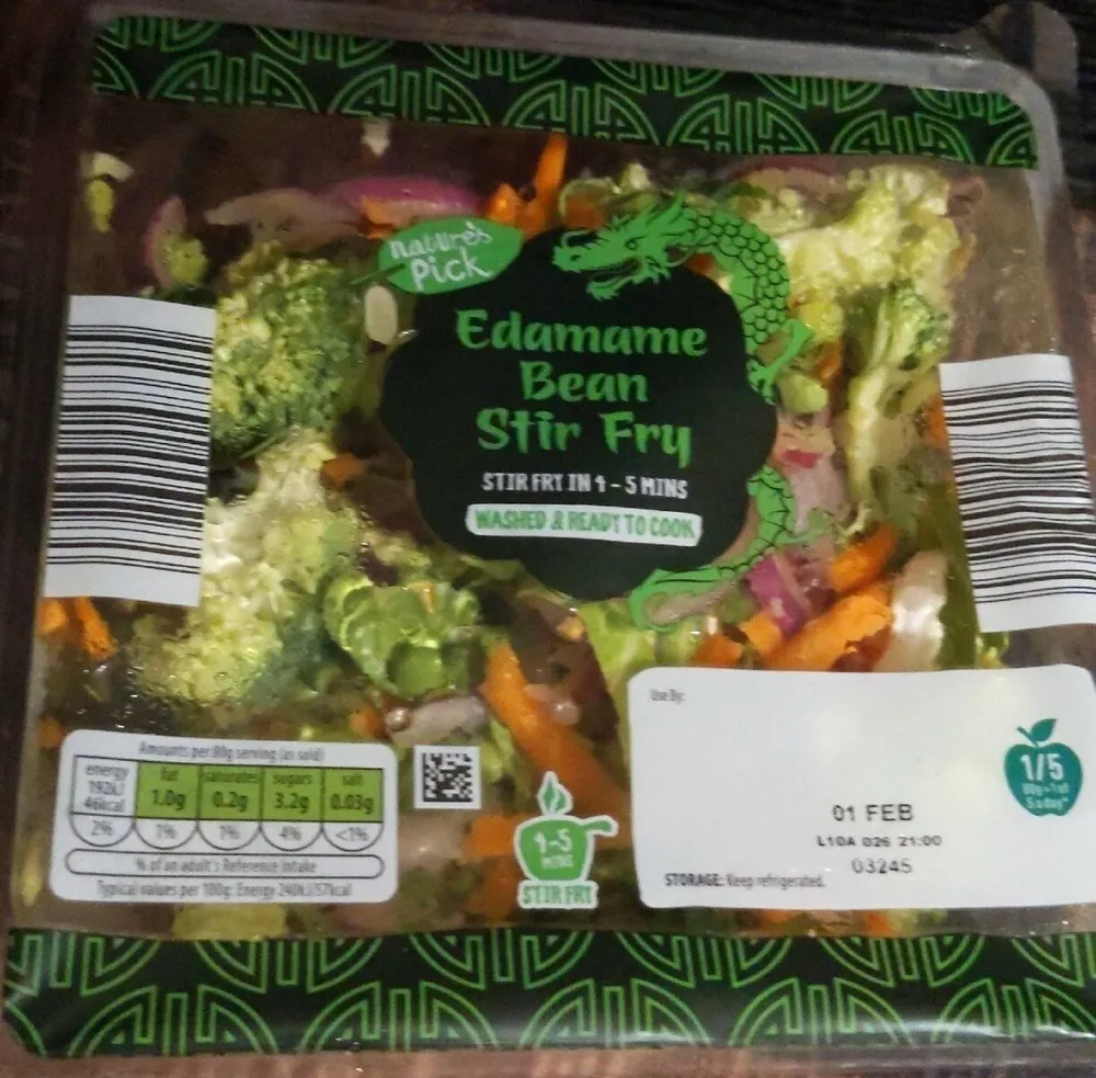 Edamame Bean Stir Fry