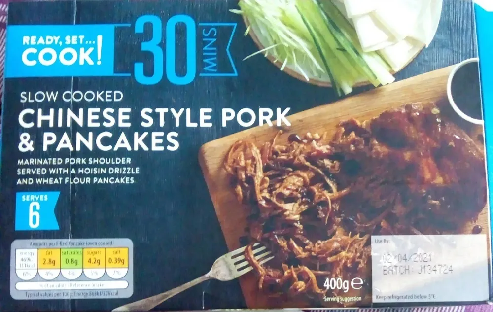 Slow cooked Chinese style pork & pancakes