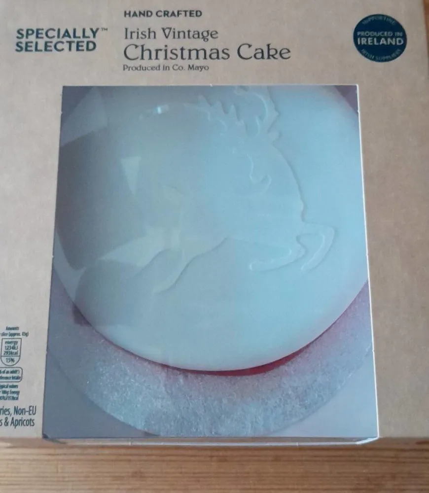 Vintage Christmas cake