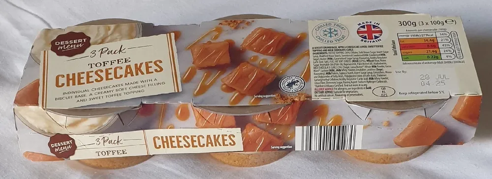 Toffee Cheesecakes