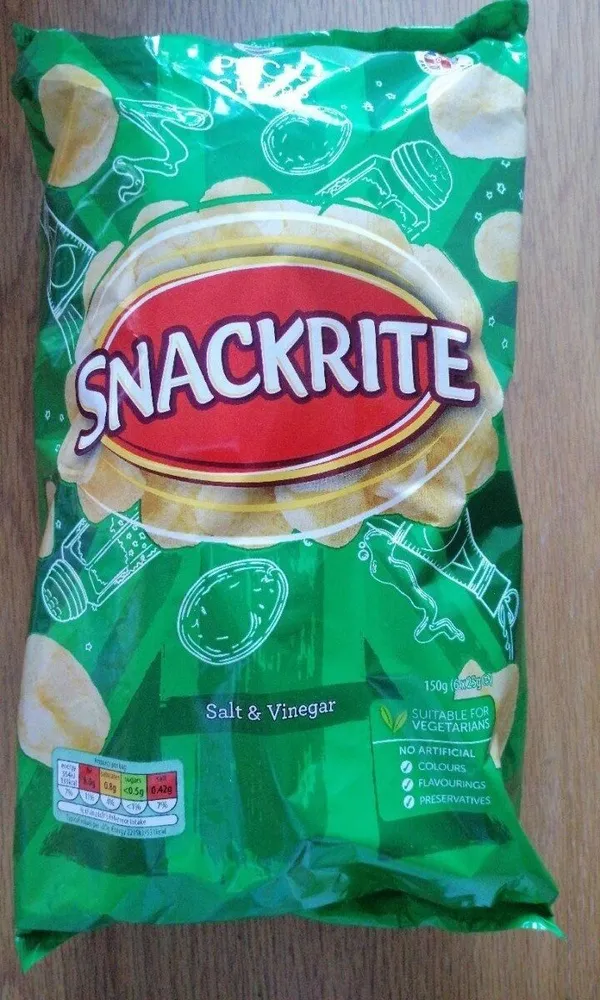 Snackrite Salt & Vinegar Crisps