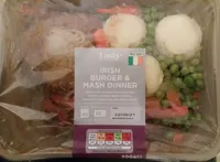 Irish Burger and Mash Dinner