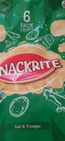 Snackrite 6 Pack Salt and Vinegar Potato Crisps