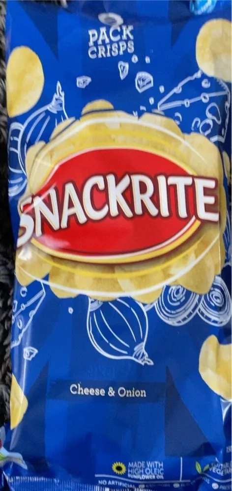 Cheese and onion crisps