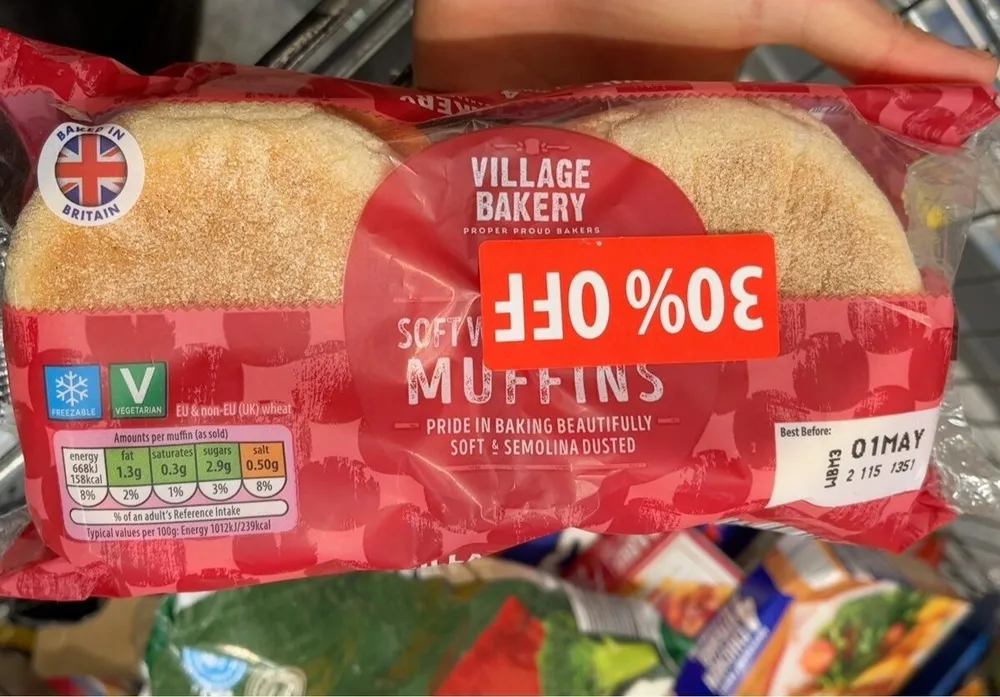 Soft White Toasting Muffins