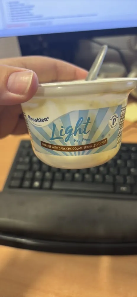 Light Vanilla & Chocolate Sprinkles Yogurt