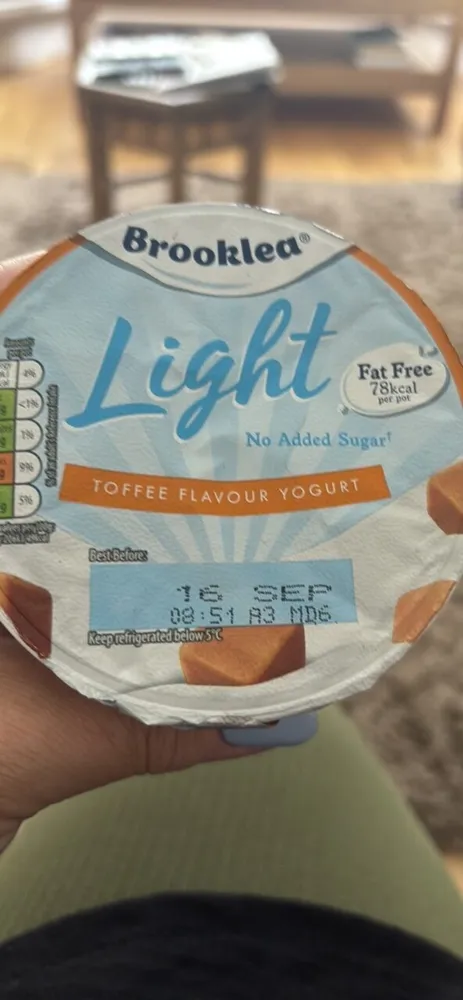 Toffee Flavour Yogurt