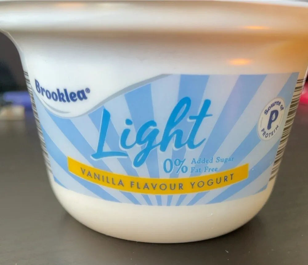 Yogurt light vanilla