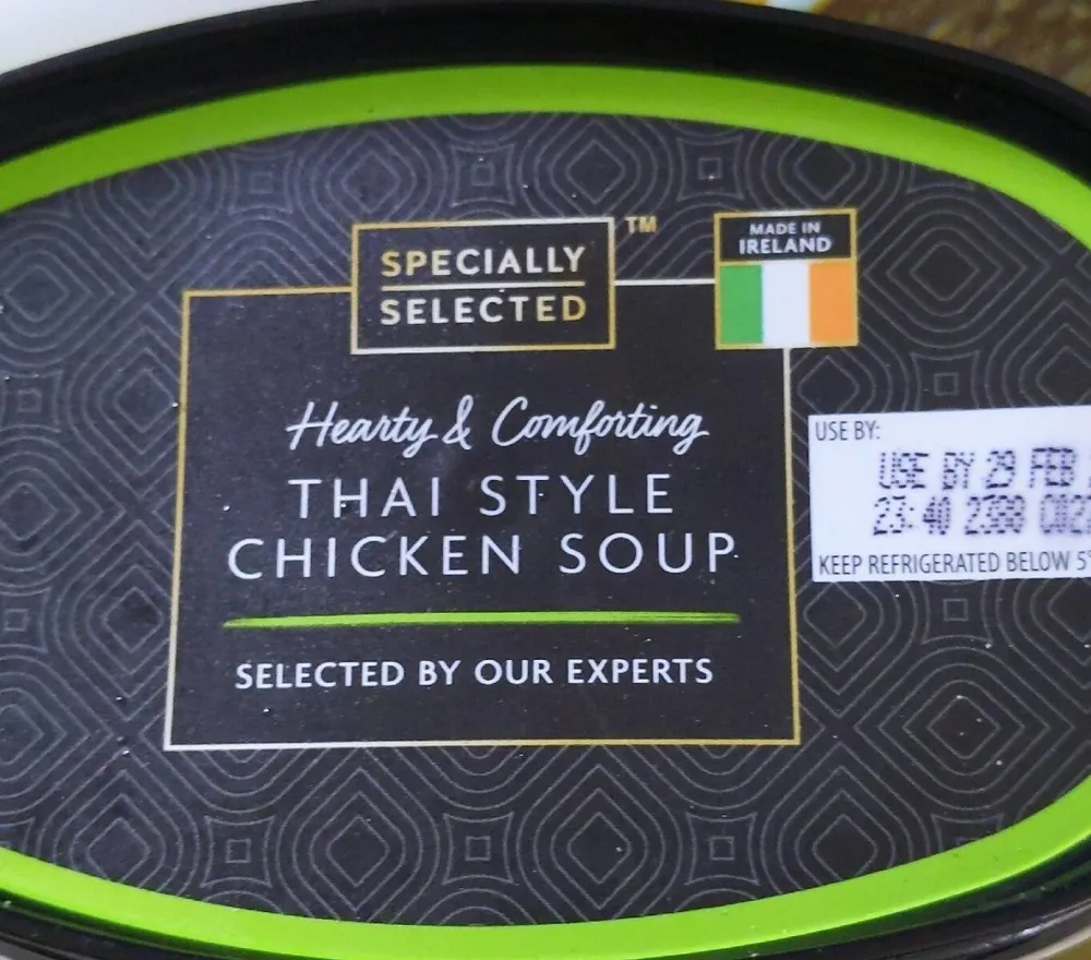 Thai style chicken soups