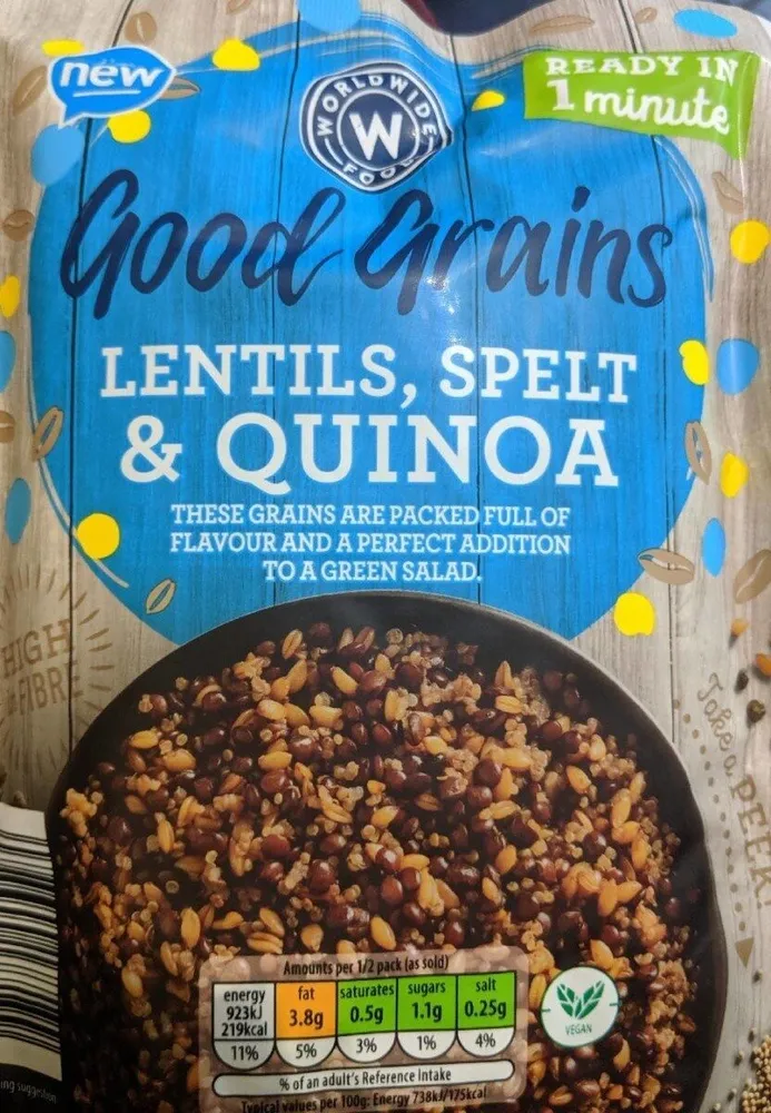 Lentils, spelt & Quinoa